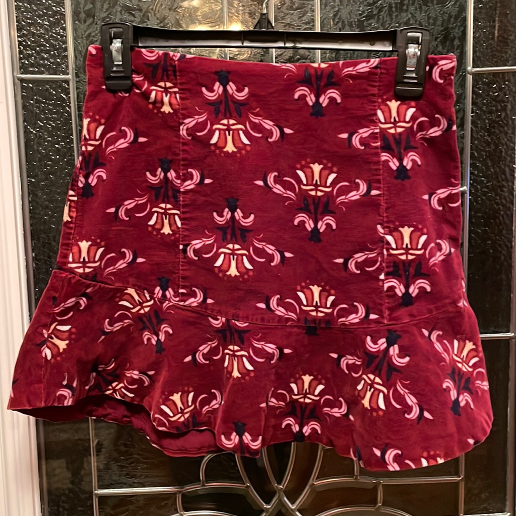 Free People Floral Skirt Size 2.